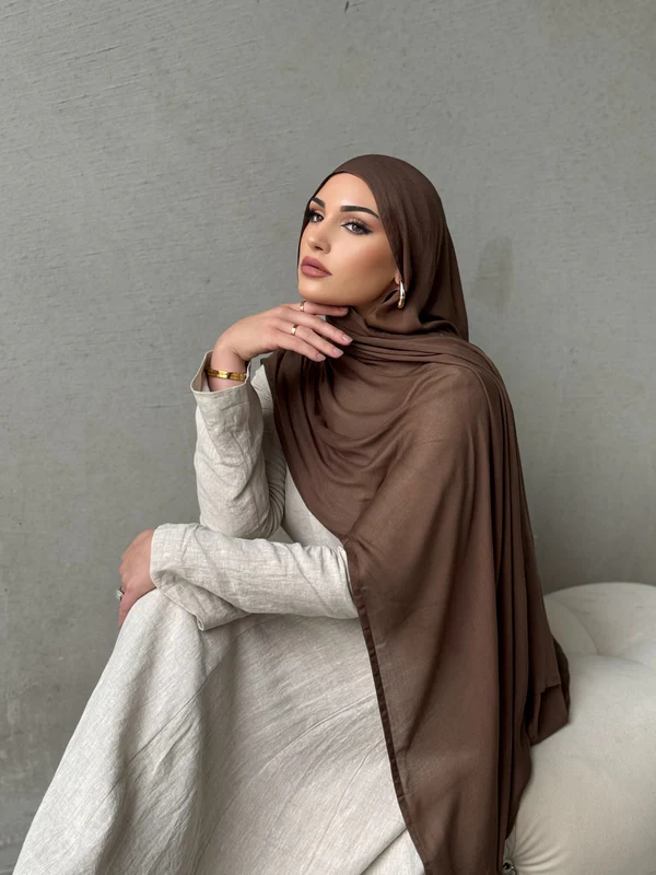 Chestnut Modal Hijab Set